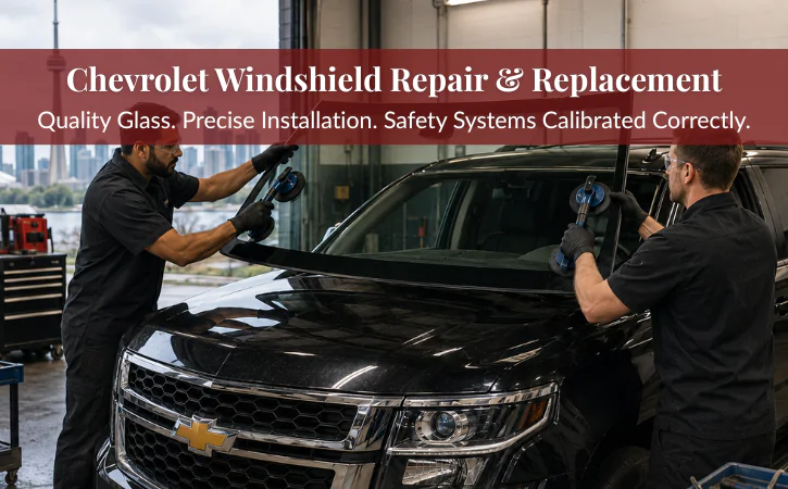 Same day Chevrolet Auto Glass Repair & Replacement in Toronto